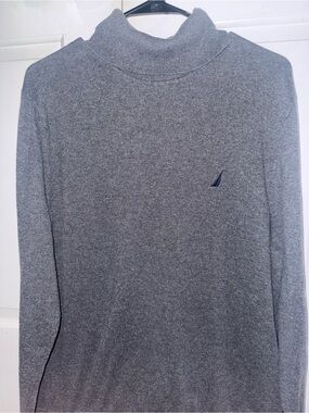 Nautica Gray Turtleneck Sweater men’s large